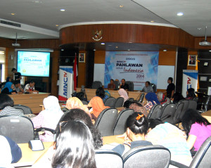 Suasana Kuliah Umum bersama MNCTV di Fikom Unpad. (Foto : Suwito)