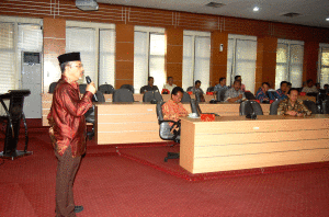 Sambutan Dekan Fikom Unpad. (Foto Suwito)