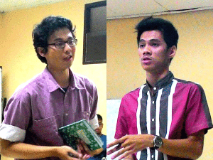 Rinaldi M Azka dan Rivi Satrianagara (Foto Dina Gurning)
