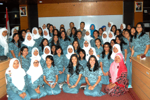 Siswi SMAN 2 Bogor. (Foto Suwito).