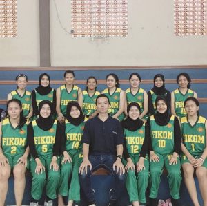 Tim basket putri Fikom Unpad saat Forsi 2016