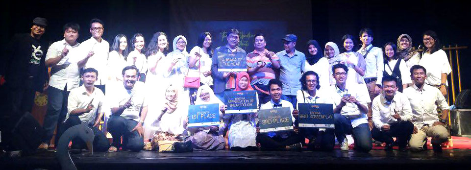 Para dosen dan peserta Fikom Unpad saat Ajisaka UGM 2016