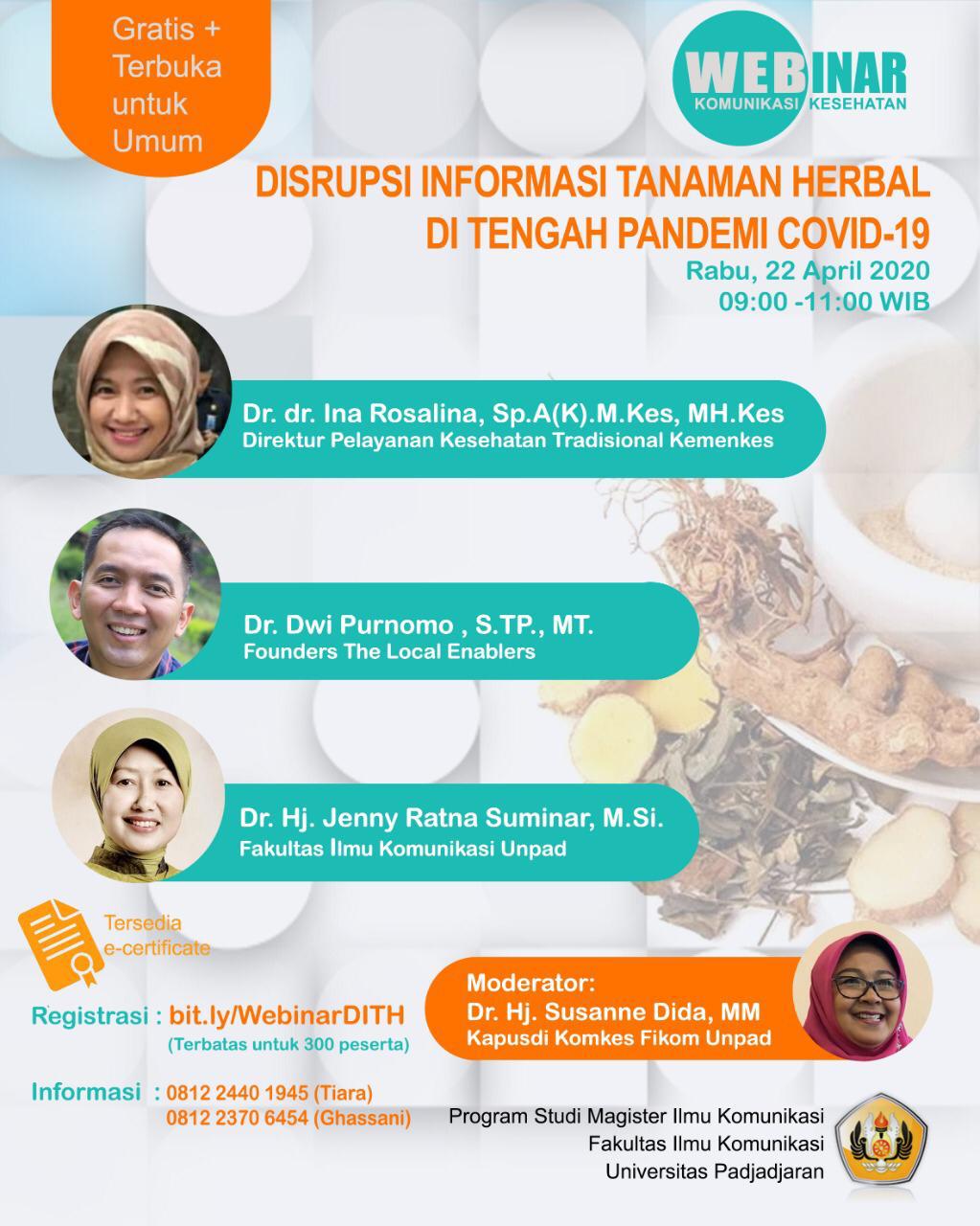 Disrupsi Informasi Tanaman Herbal di Tengah Pandemi Covid-19