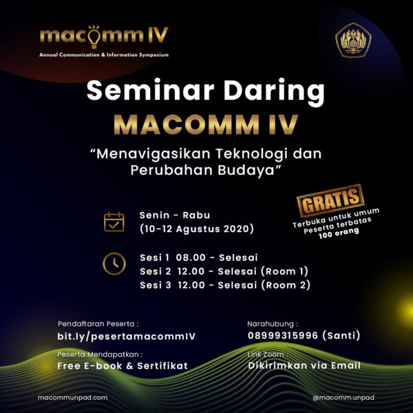 MACOMM IV: "Menavigasikan Teknologi dan Perubahan Budaya"