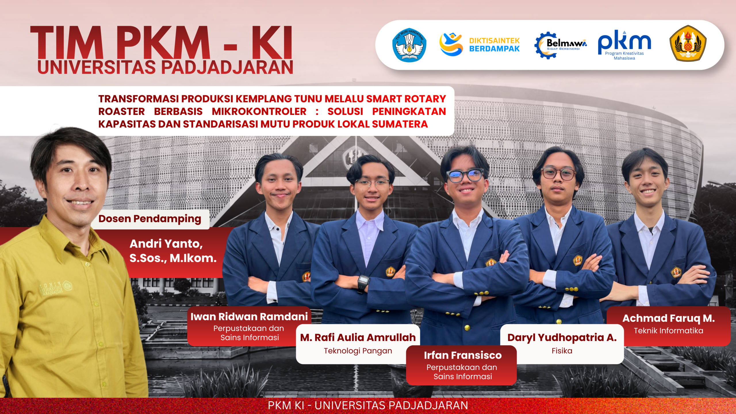 Mahasiswa Unpad Kembangkan INTAN, Pemanggang Otomatis untuk Modernisasi Produksi Kemplang Tunu